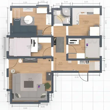 Apartamento Spacious & Cozy With Balcony *